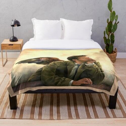 Castiel Renaissance stil Decke Schneeflocke Wolle Decke Korallen Fleece Bettdecke Decken Tragbare Decke