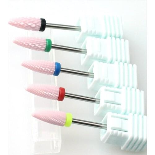 1Pc Caremic Nail Drill Bit Rotary Electric Burr For Manicure Machine Pedicure Milling Cutter Accessoy Nail Art Equipment Tools