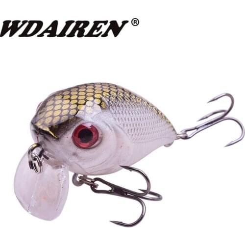 1Pcs Crank Crazy Wobblers Fishing Lures 50mm 7g Japan Swimbait Artificial Hard Bait Bass Pike Minnows Crankbait Pesca Tackle