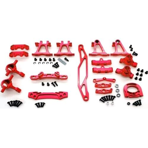 Metal Modification Accessory Kit Suspension Arms Steering Knuckle For Tamiya TT-02 TT02 1/10 RC Car Upgrade Parts