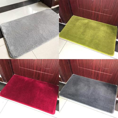 Short Fluff Rugs Carpets Thicker Bathroom Non-slip Mats Area rug for Toilt Door Room Kitchen Super Absorbent Soft Mat