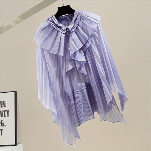 Блузки с воланом MIUXIMAO China At AliExpress