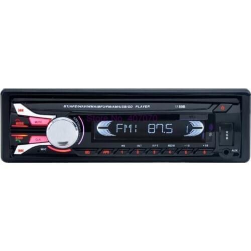 By DHL or Fedex 50pcs Bluetooth MP3 player car card machine electronic Bluetooth hands-free phone detachable panel 1188b