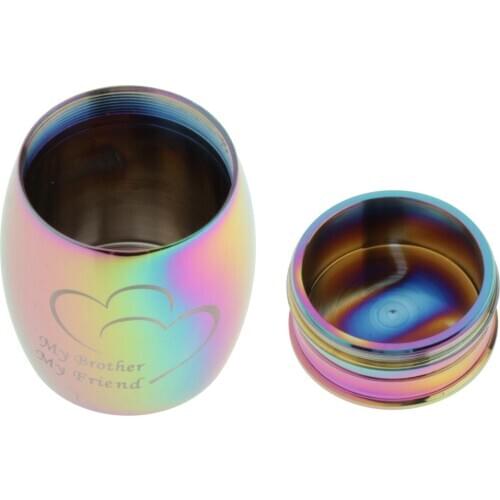 Small Keepsake Urns for Ashes Mini Cremation Urns Stainless Steel Memorial Ashes Holder