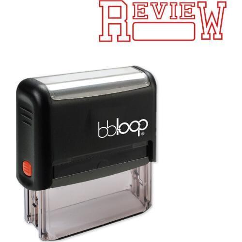 Bbloop Review w/college Style Font and Design Self-Ink