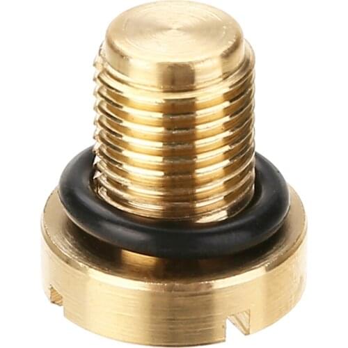 Coolant Tank Bleeder Screw Brass OEM Plastic Radiator Expansion Cooling Bottle Tank Screw 17111712788 for BMW