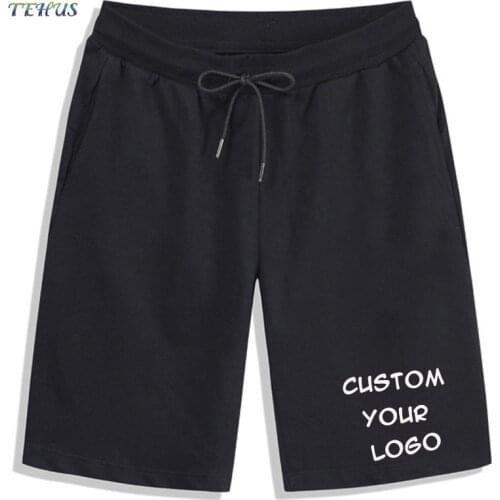 Custom Your Logo Shorts Men Summer Fashion Brand Boardshorts Breathable Male Casual Comfortable Plus Size Fitness Bodybuilding