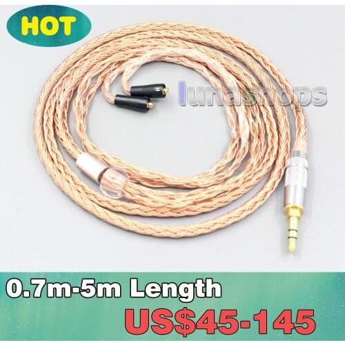 Balanced 16 Core 99% 7N OCC Earphone Cable For Westone W40 W50 W60 UM10 UM20 UM30 UM40 UM50 Pro LN007021