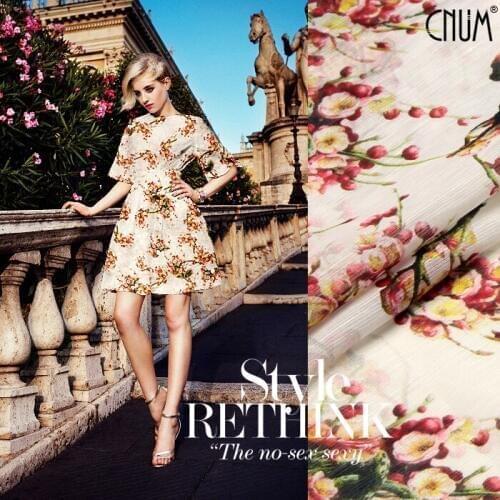 CNUM SL075 Silk Linen/Wintersweet/Silk Fabric 30% Silk 70% Linen/ Width 1.52yd Thickness 13.5mm