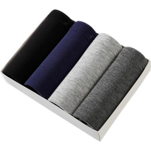 4Pcs/lot Men Boxers Brand Calvin Underwear Man Boxershorts Breathable Sexy 3D U Boxer Underwears cueca boxer Underpaints for gay