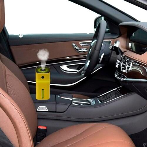 LEEPEE Mini Ultrasonic Square Humidifier LED Night Light Aroma Essential Oil Diffuser USB Car Air Purifier