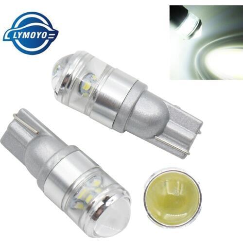 2pcc/lot Car T10 W5W 5LED 2835 Chips 5W Auto Plug and Play Lamp Interior Side Dome Light plate Bulb Reading light clearance 12v