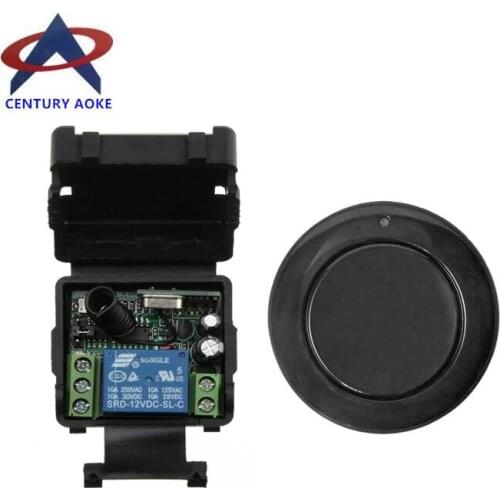 5 set/lot DC 12 v 1CH mini wireless remote control switch Learning code receiver& transmitter new wall controller