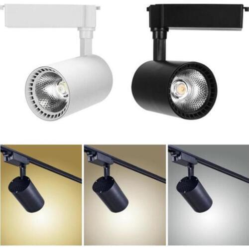 Free Shipping COB 30W 20W 12W LED Track Lighting Rail Ceiling Lamps Replacement Halogen Lights for clothing Shoes Shops Stores