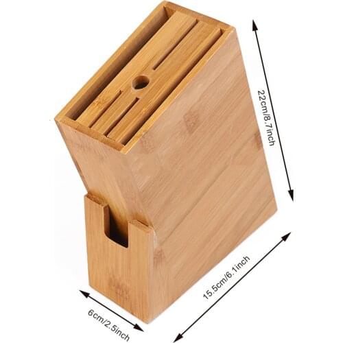Wooden knife shelf storage rack shelf tool knife holder multi-function kitchen knife kitchen restaurant accessories