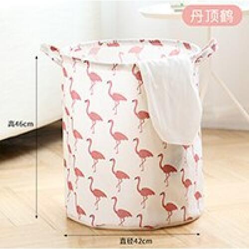 Home laundry basket Foldable waterproof cotton hamper sundries storage basket