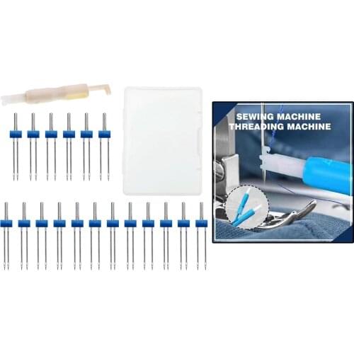 18x Twin Needles Double Twin Stretch Machine Needles Pin fit for Butterfly, for Brother, for Singer, for Janome Sewing Machine