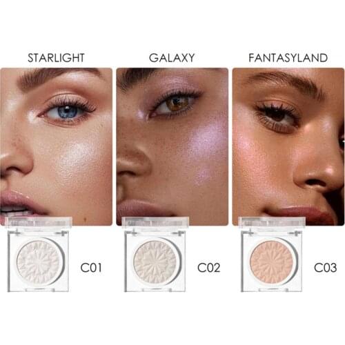 FOCALLURE Pearlescent High Gloss Face Brightening Blush Repair Powder Palette тени для век палетка косметика