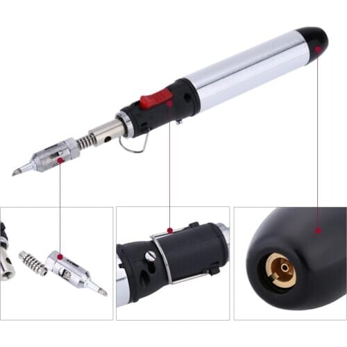 Flame Butane Gas Soldering Iron 12ml Pen Torch Tool 1300°C