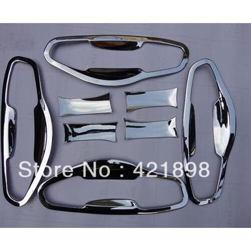 For Hyundai Santa Fe 2013 2014 2015 2016 ABS Chrome Door Handle Bowl Cover Cup Trim Molding Garnish
