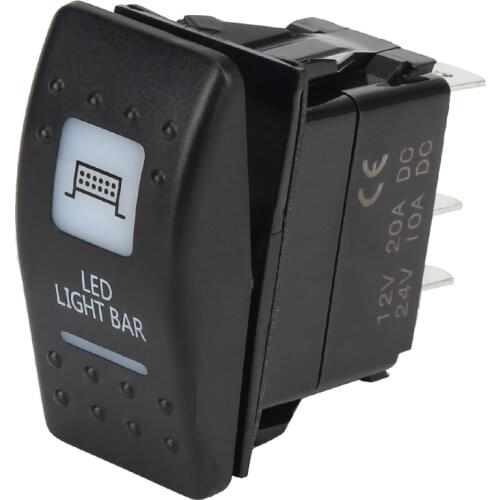 LEEPEE For Can Am Maverick Commander Rocker Switch Led light Bar UTV ​For Polaris Rear Front lights Illuminated LED WINCH Horn