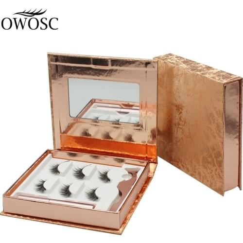 Magnetic Eyelashes 3D Mink Eyelashe Waterproof Liquid Short False Lash Lasting Handmade Eyelash Makeup Tool custom logo gold box