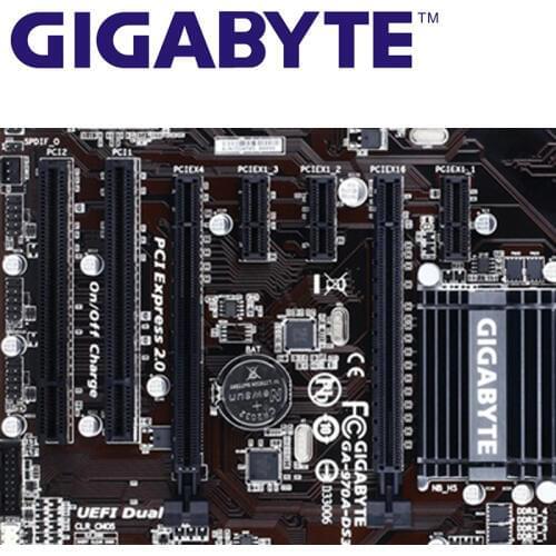 AM3 AM3+ For AMD DDR3 DIMM Gigabyt GA-970A-DS3P Original Motherboard USB3.0 32G Gigabyt 970 970A-DS3P Desktop Mainboard Boards