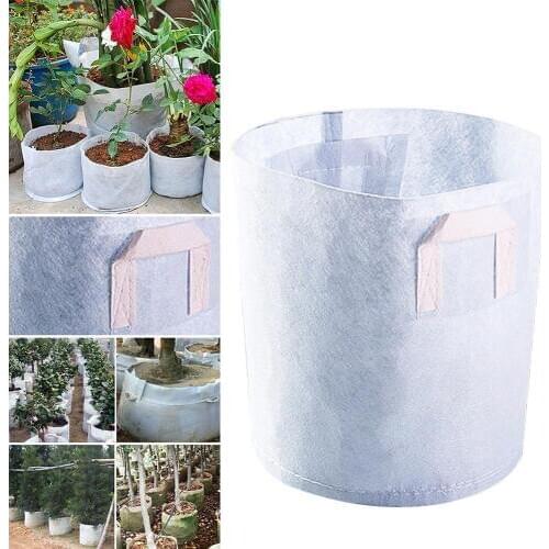 Root Control Bag Fabric Planting Green Grow Bags Seedling Plants Nursery Organic Biodegradable Fabric Eco-friendly Ventilate