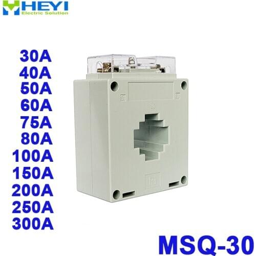 MSQ-30 30A-300A/5A MSQ current transformer high accuracy low voltage current transformer
