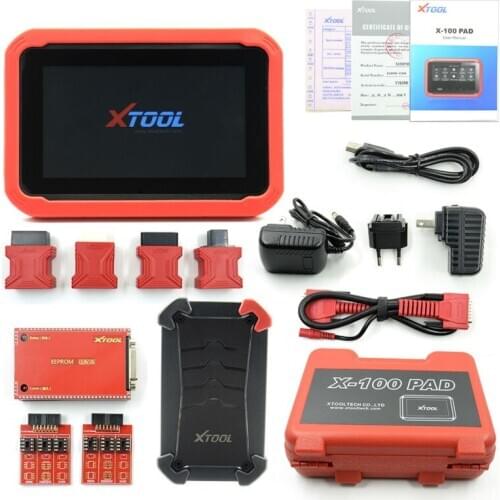 100% Original XTOOL X100 PAD Auto Key Programmer X-100 PAD with EEPROM adapter Support Special Functions same as X300 plus