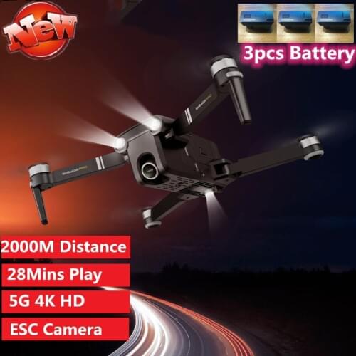 Two Miles Four K Aerial Photography Gps Follow Me 5g 4 K Camera Esc Wifi Fpv Rc Drone With Double Brushless Rc Engine Drone Toy