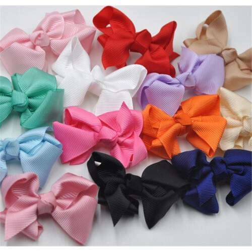 20pc grosgrain ribbon flowers bows appliques wedding sewing DIYcraft E21