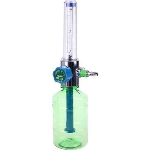 Oxygen Supply System Accessories Oxygen Pressure Reducer Inhaler Flow Meter Humidification Bottle for Hospital Home