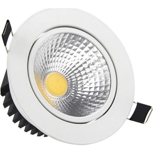 Super Bright Dimmable Led downlight COB Spot Light 5w 7w 10w 12w recessed led spot Lights Bulbs Indoor Lighting