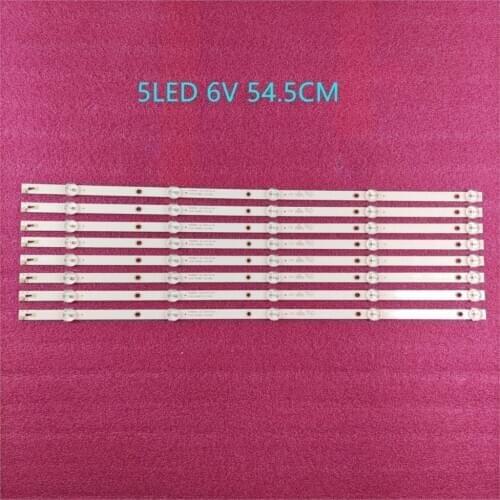 New 8 PCS 5LED or 6LED LED backlight strip for 55PUF6092 K550WDC1 A2 4708-K550WD-A2113N01 471R1P79 4708-K55WDC-A1113N01