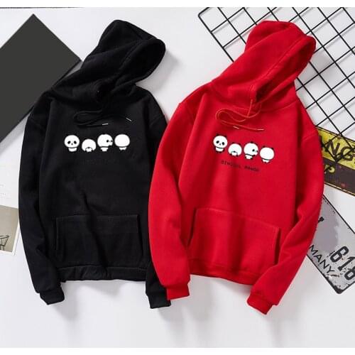 Autumn Winter Anime Panda Print Sweatshirt Female Casual Hoodie Streetwear Spring Couple oversized Hoodies For Women Men Fall