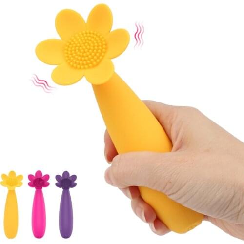 Sunflower 19 Modes Vibrator Clitoris Stimulator Nipple Vagina Massager Erotic Female Masturbator Sex Toys for Women