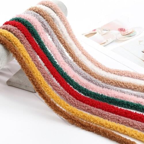 1M 10mm Fashion Hollow Plush Rope Connectors Charm For Jewelry Making Bowknot Hair Clip Hair Band Hair Accessories