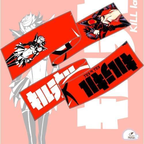180*25CM Anime Scarf Kill la Kill Matoi Ryuuko Red Soft Microfiber Winter Long Scarf