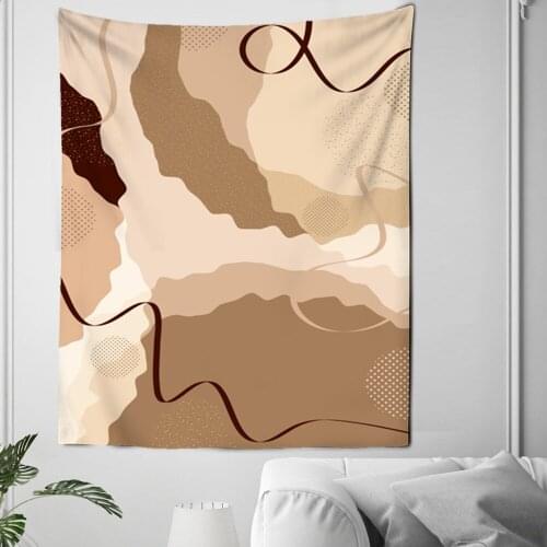 2021 Room Decoration Nordic Landscape Tapestry Decorative Mountain Sea Wall Hanging Cloth Psychedelic Home Decoration