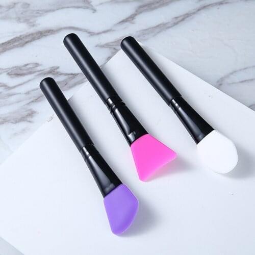 3Pcs Face Makeup Mask Mud Mixing Brush Facial Cosmetic Cream Brushes Skin Care Foundation Gel Silicone Beauty Tool