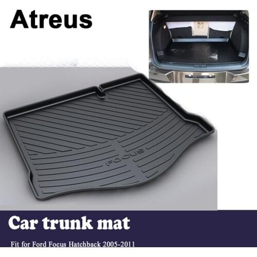 Atreus Car Trunk Cargo Floor Liner Tray Mat Cover Protection Blanket For Ford Focus Hatchback 2005 2006 2007 2008 2009 2010 2011
