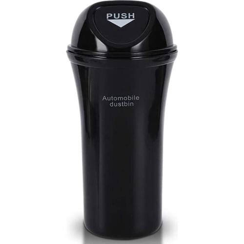 Car Trash Can with Lid Cup Holder Trash Bin Auto Dustbin Garbage Organizer Storage Car Interior for Cars, Home