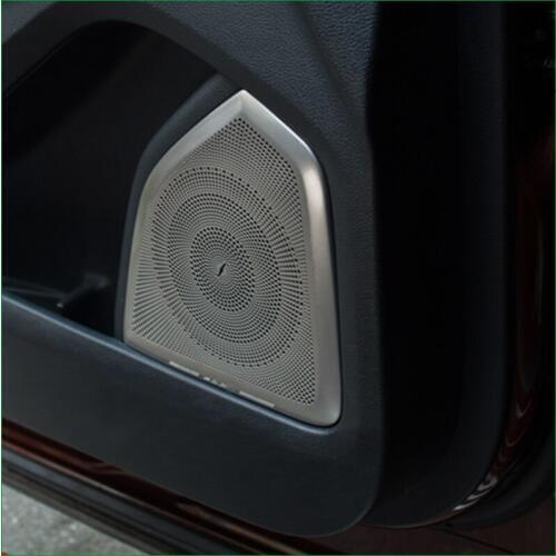Auto Parts For Ford Edge 2016 2017 Car Door Audio Player sound Speaker Moulding Cover Trim decorative Sticker Car-styling