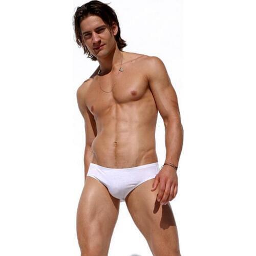 Free shipping Mens underwear Non-trace pants Pure cotton breathable Private customized bikini BOYTHOR Low-rise trousers