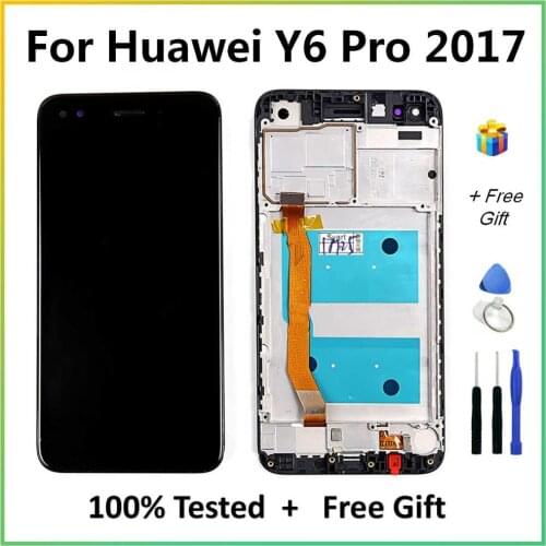 For Huawei Y6 Pro 2017 LCD Display Touch Screen For Huawei P9 Lite mini LCD With Frame P9 Lite mini LCD SLA L02 L22 L03 Screen