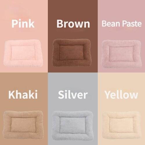 Pet Kennel Mat Winter Dog Beds for Small Dogs Warm Lamb Velvet Dog Mat Pet Accessories Supplies Pets Puppy Bed