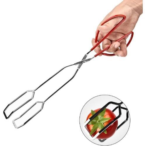 Lightweight, Sturdy BBQ Barbecue Scissors Tongs Bread Tong Kitchen Buffet Pliers 12.01' Never Rust