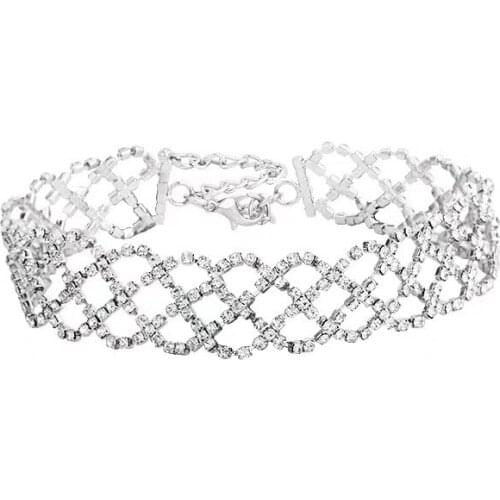 2021 Trendy Geometry Reseau Necklace Alloy Necklace Choker Necklace for Women Accessories Fashion Jewellery