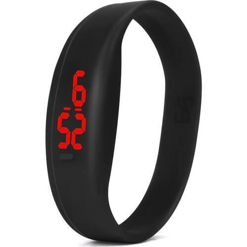 Fashion Man Watches Digital LED Sports Watch Bracelet Simple Unisex Silicone Band Wristwatches relogio masculino Male Clock &Ff